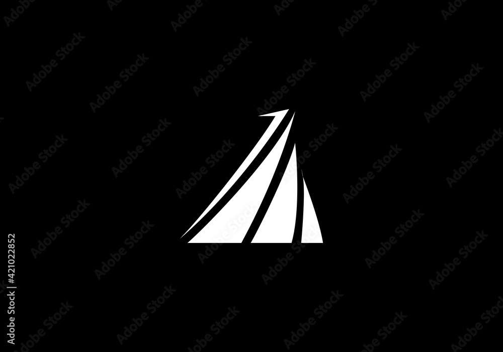 this is a creative and unique accounting and financial text A logo design this is a creative and unique accounting and financial text A logo design
