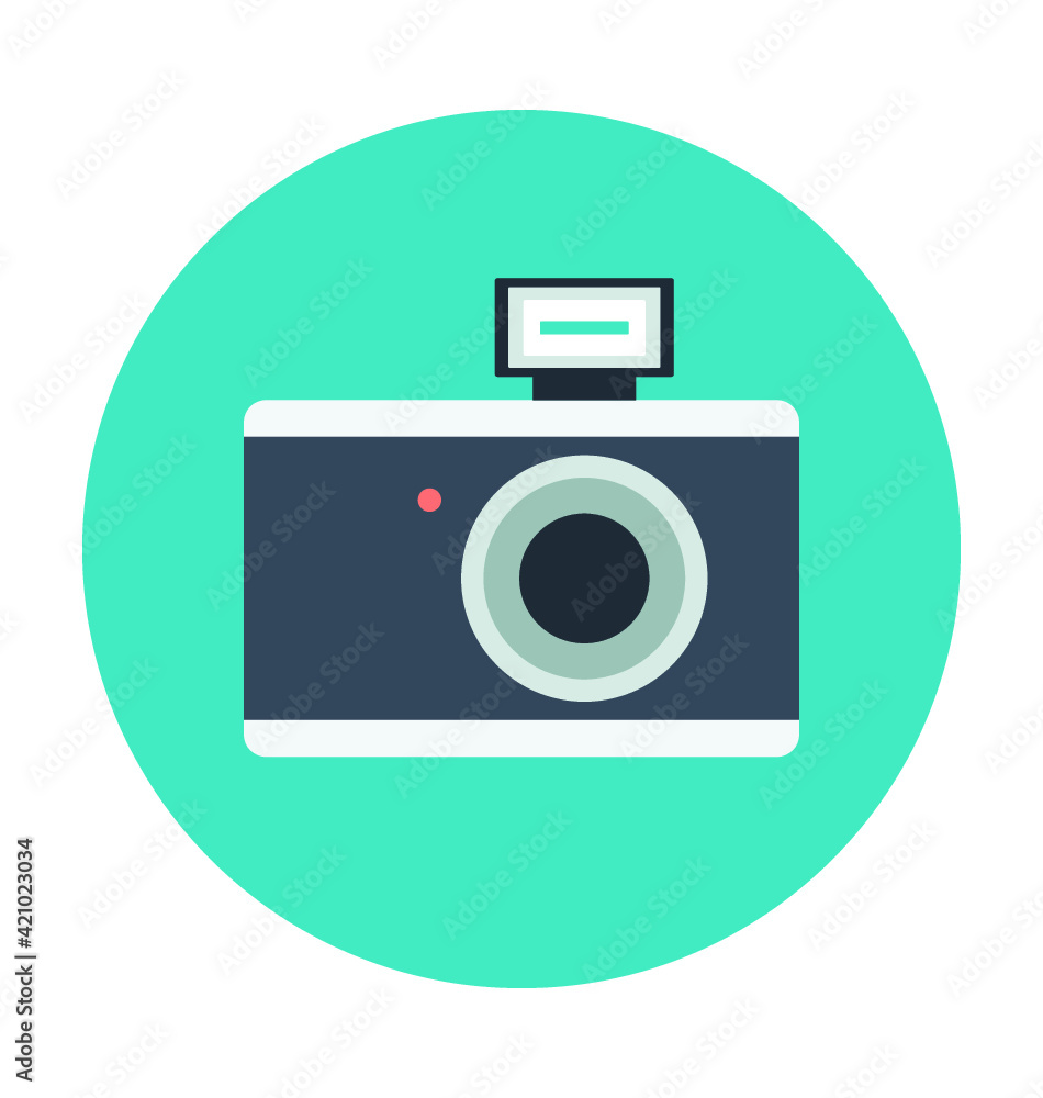 Camera Colored Vector Icon