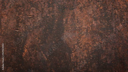 Grunge rusted metal texture, rust, and oxidized metal background. Old metal iron panel