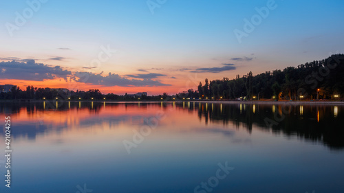 Valea Morilor Lake in Chisinau, Moldova