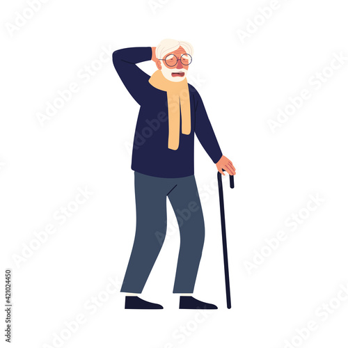 confused older man