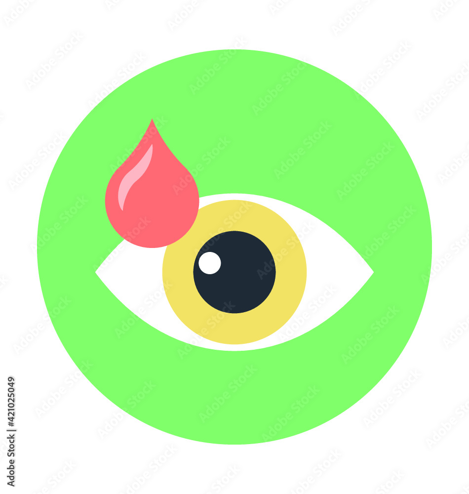 Eye Colored Vector Icon