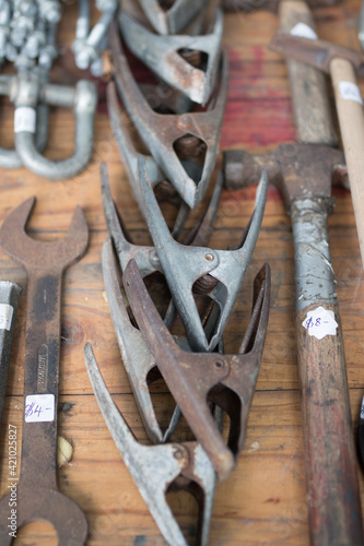 Second hand market stall