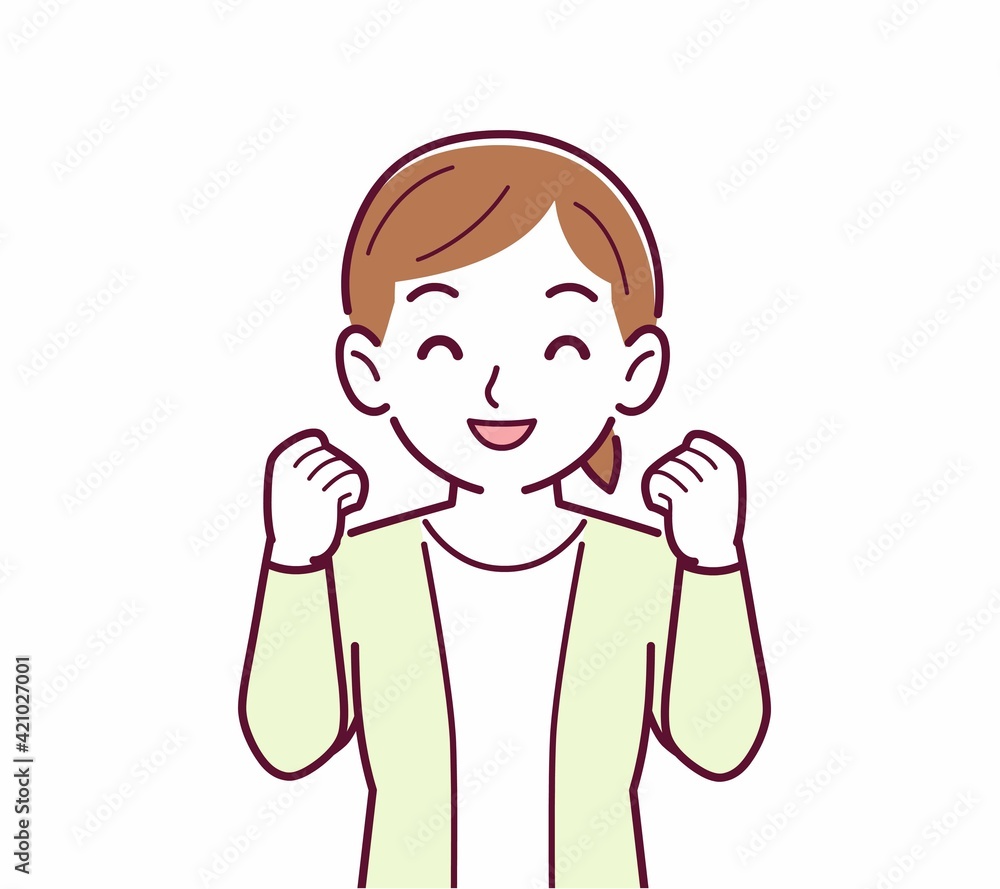 人物の正面 人物の正面
