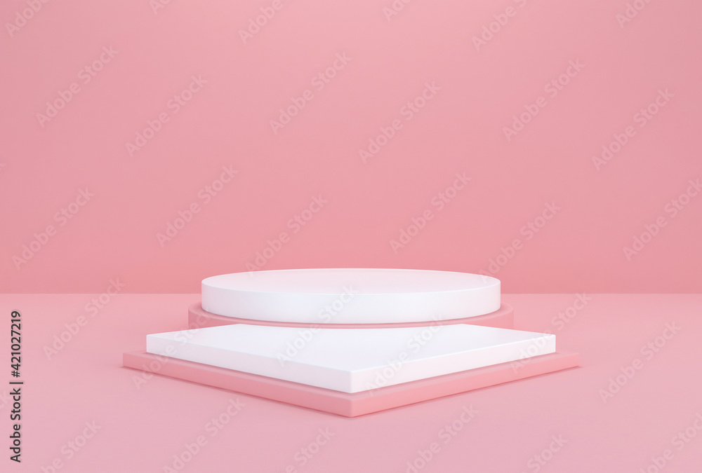 Abstract minimal scene, design for cosmetic or product display podium 3d render.
Abstract minimal scene, design for cosmetic or product display podium 3d render.