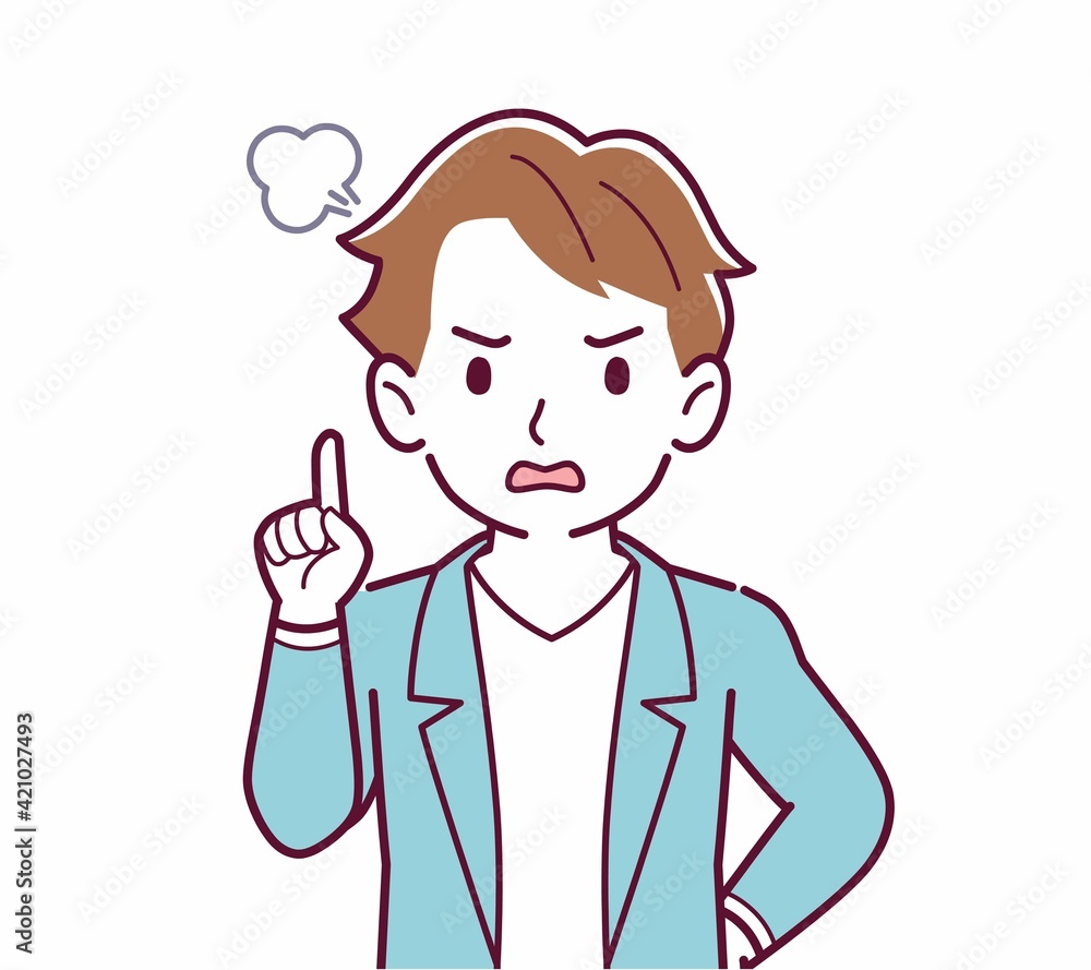 人物の正面 人物の正面