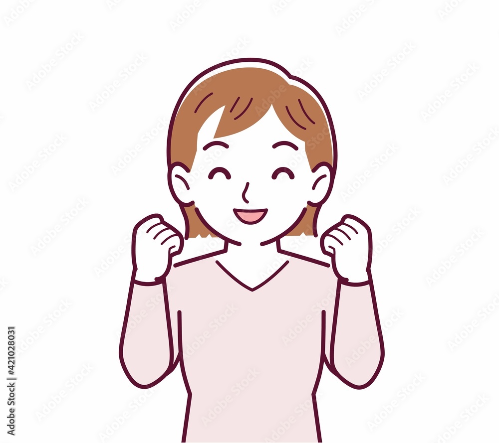 人物の正面 人物の正面
