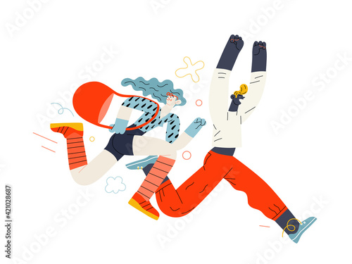 Discounts, sale, promotion. Flat vector modern illustartion