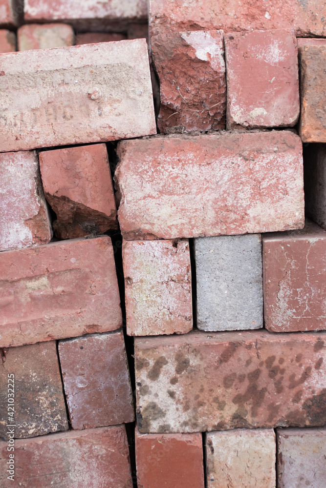 Stacked bricks Stacked bricks