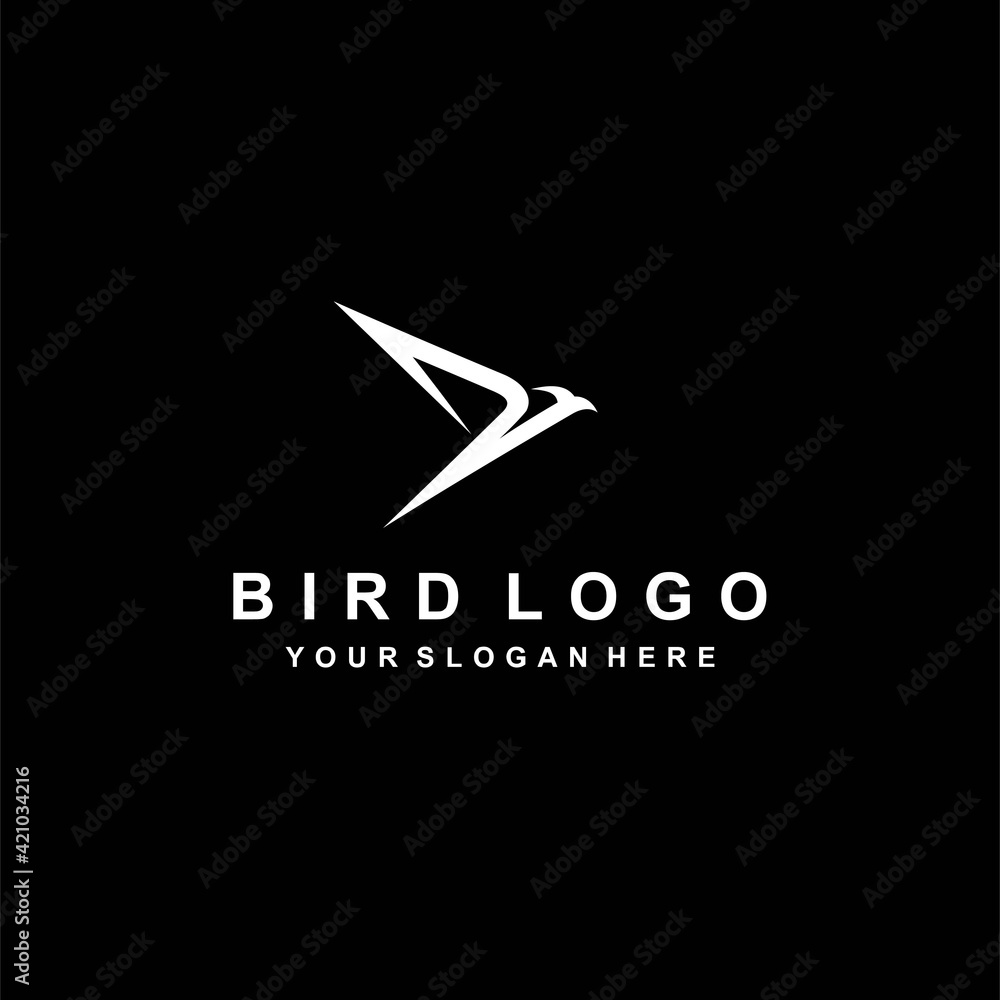 Bird logo with modern concept Bird logo with modern concept