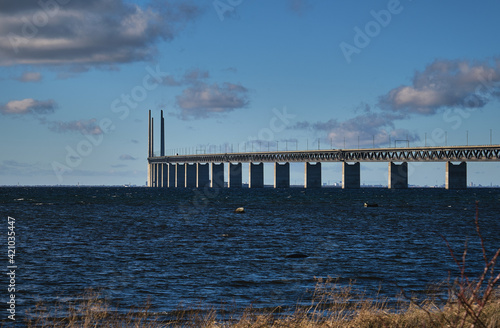 Øresund Bridge, Oresund bridge, Sweden © Alex