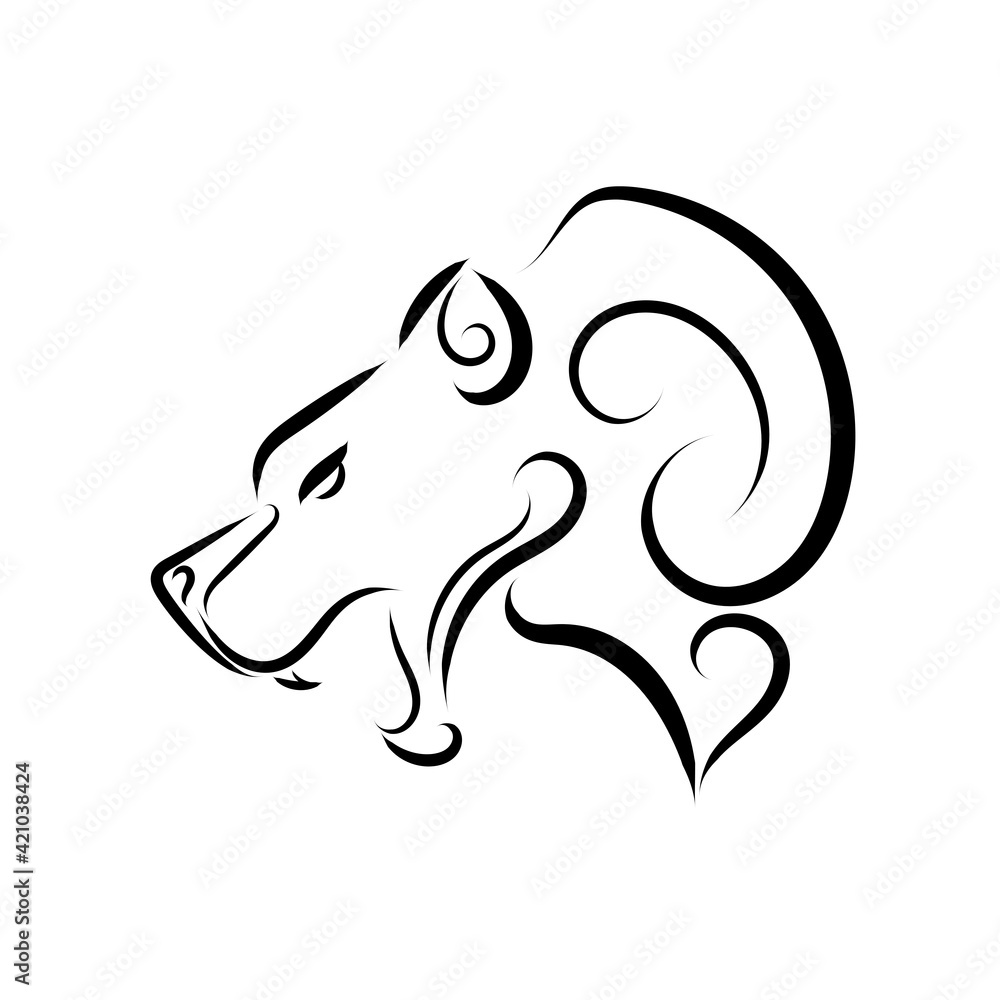 Black and white line art of bear head. Good use for symbol, mascot, icon, avatar, tattoo, T Shirt design, logo or any design you want.