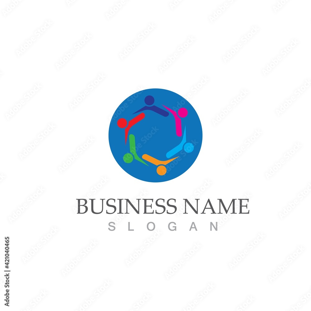 Community, network and social icon Community, network and social icon