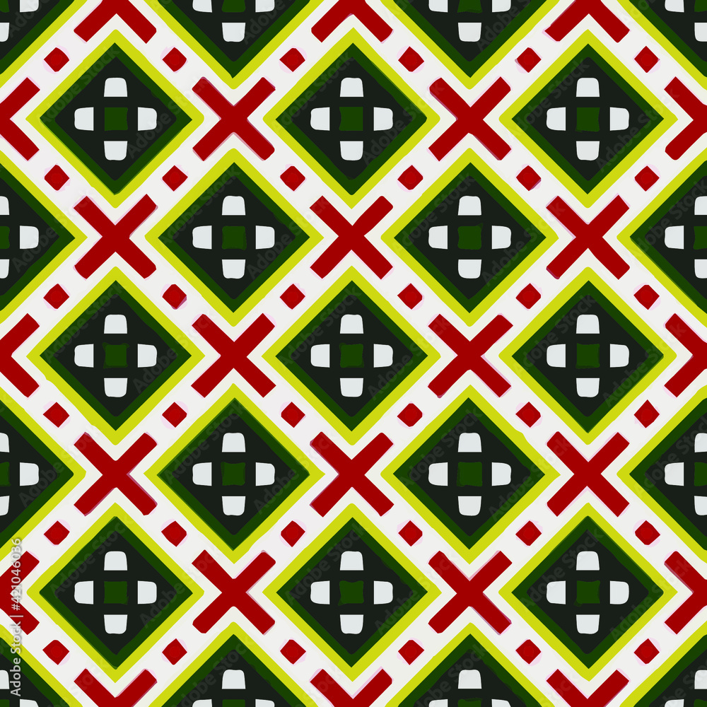 Geometric vector pattern with triangular elements. Seamless abstract ornament for wallpapers and backgrounds. Geometric vector pattern with triangular elements. Seamless abstract ornament for wallpapers and backgrounds.