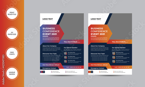 Business Conference Flyer Design