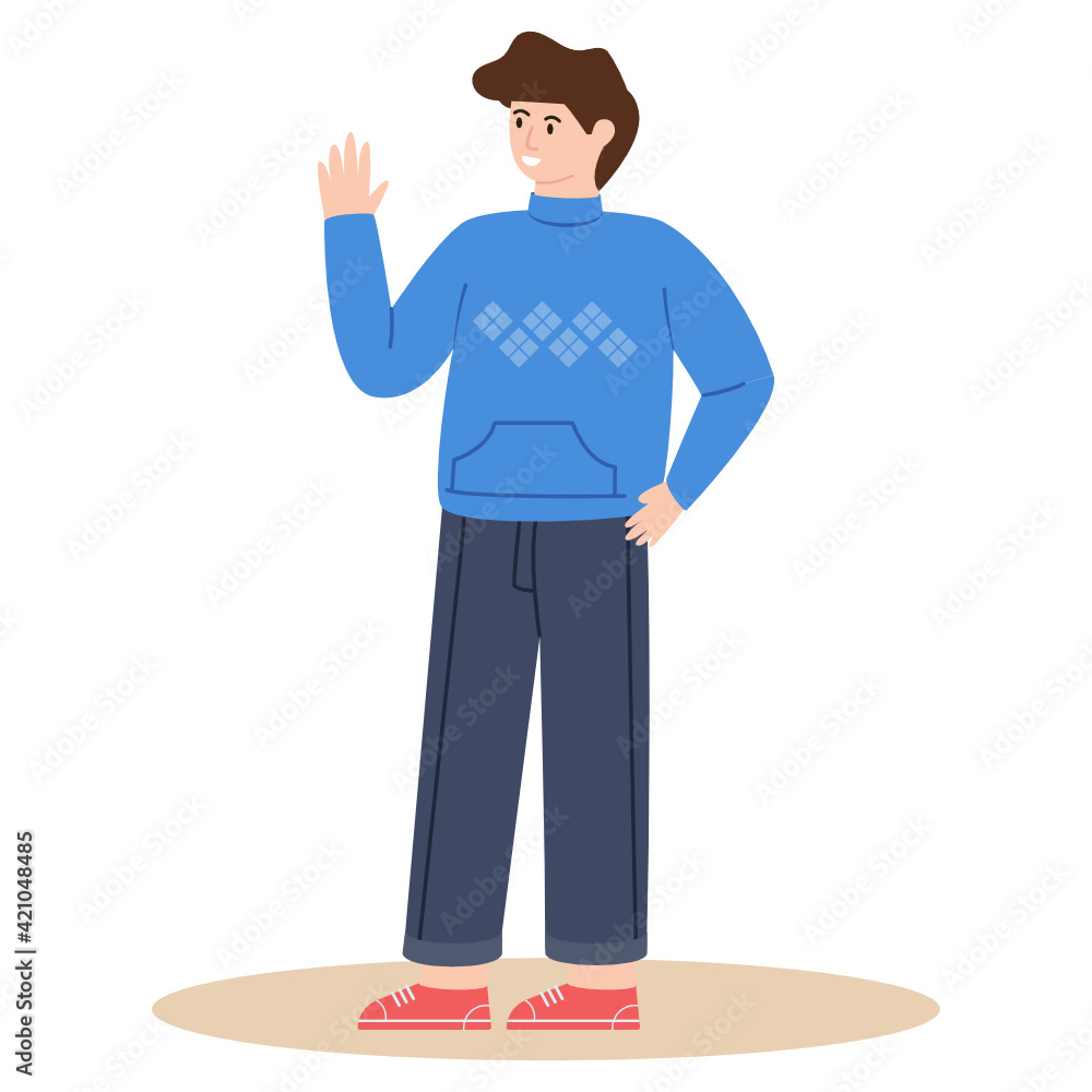 Man taking tea illustration vector
Man taking tea illustration vector