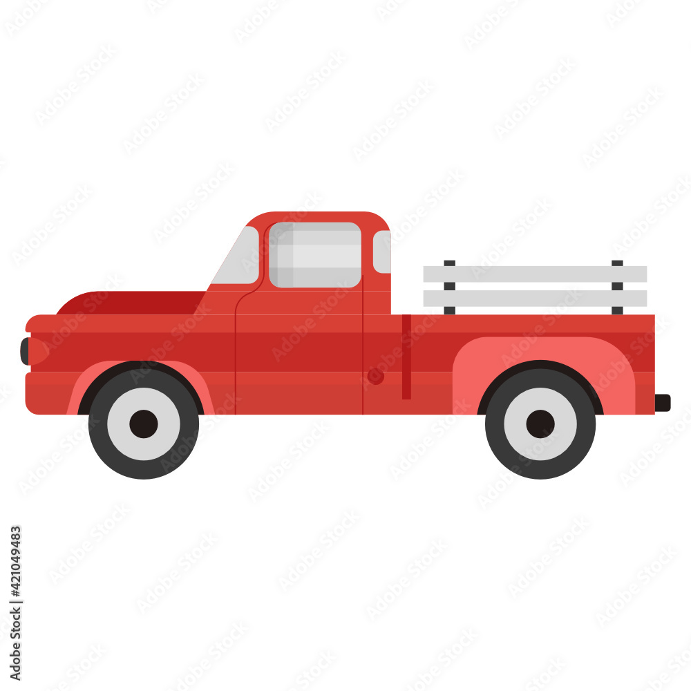 
Flat icon of coupe car, classic vehicle 

