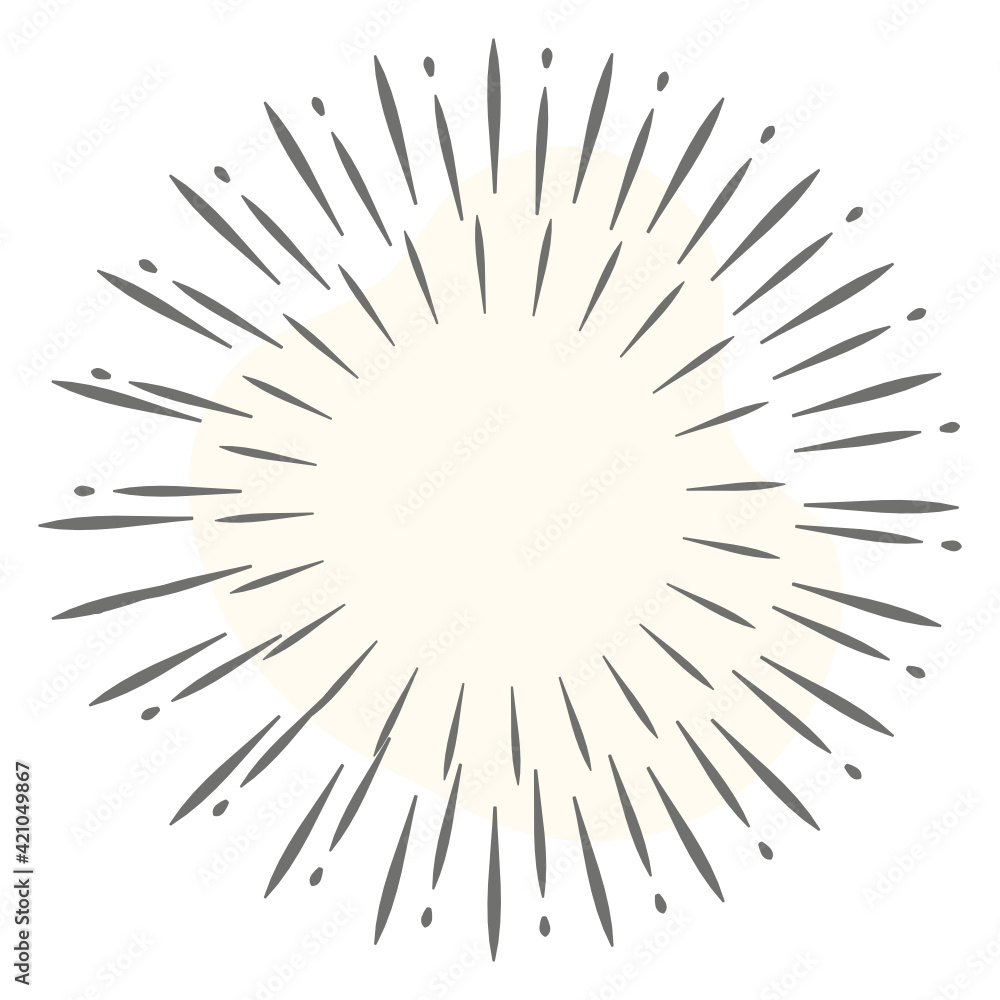 Line art of sun rays, sunbrusting tattoo
Line art of sun rays, sunbrusting tattoo