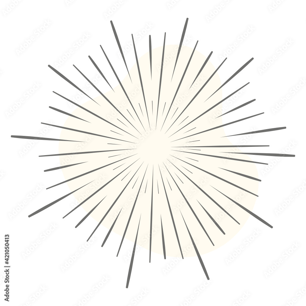 Line art of sun rays, sunbrusting tattoo
Line art of sun rays, sunbrusting tattoo