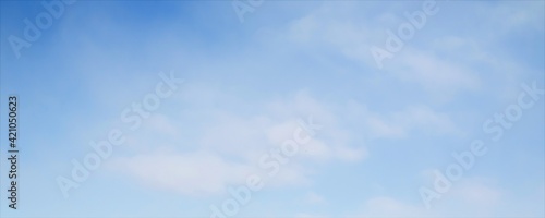 White haze on gorgeous blue sky background