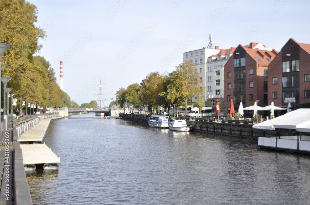 Klaipeda, a port city in Lithuania,