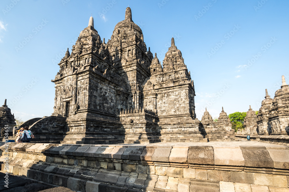 Prambanan or Rara Jonggrang is a 9th-century Hindu temple compound in Yogyakarta, Indonesia