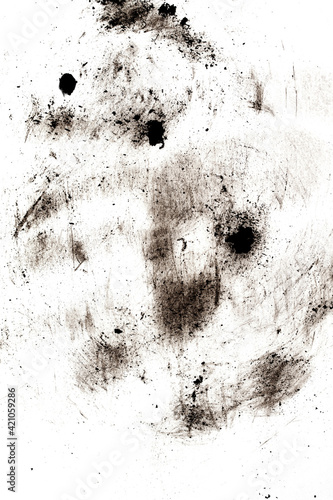 dirt spots earth on white background © Prikhodko