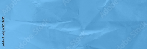 Blue crinkle paper for background design