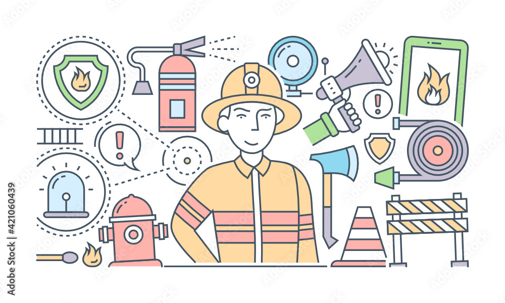 A banner of social media designed with flat linear illustration
A banner of social media designed with flat linear illustration