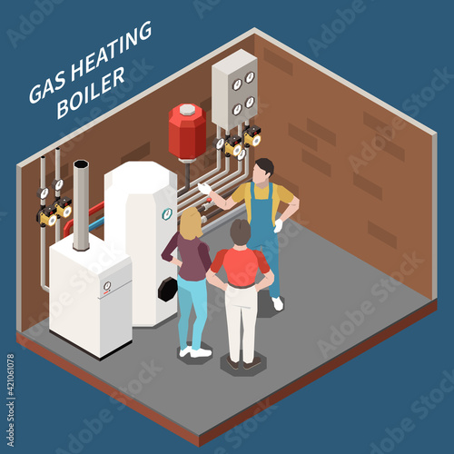 Heating Room Illustration