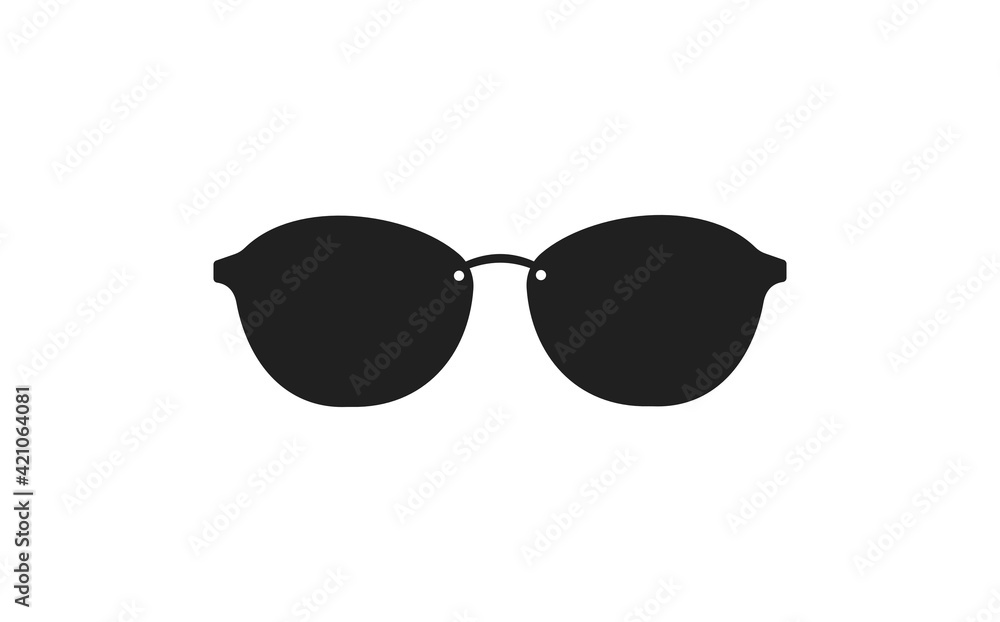 Sunglass vector icon. Vector illustration. Sunglass vector icon. Vector illustration.