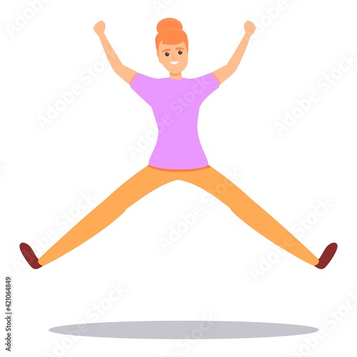 Hyperactive child icon. Cartoon of hyperactive child vector icon for web design isolated on white background