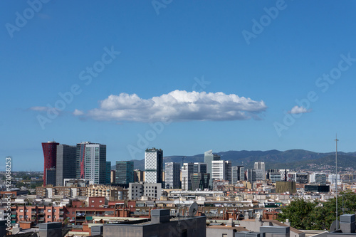 landscapes from one of the mountains of barcelona