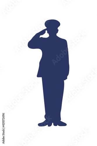 officer military silhouette