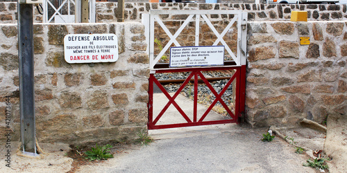 portillon de sécurité photo