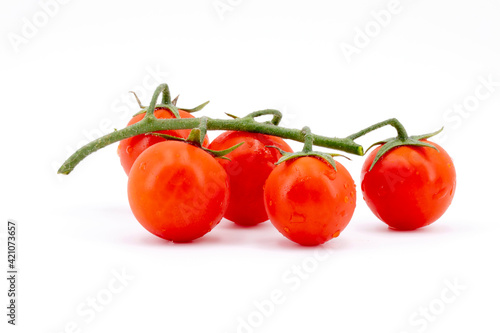 Wallpaper Mural sicilian red tomatoes isolated on white background Torontodigital.ca