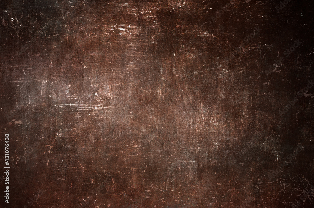 Naklejka premium Worn scraped metal grunge texture