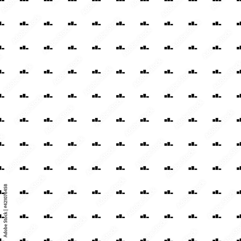 Square seamless background pattern from black winners podium symbols. The pattern is evenly filled. Vector illustration on white background Square seamless background pattern from black winners podium symbols. The pattern is evenly filled. Vector illustration on white background