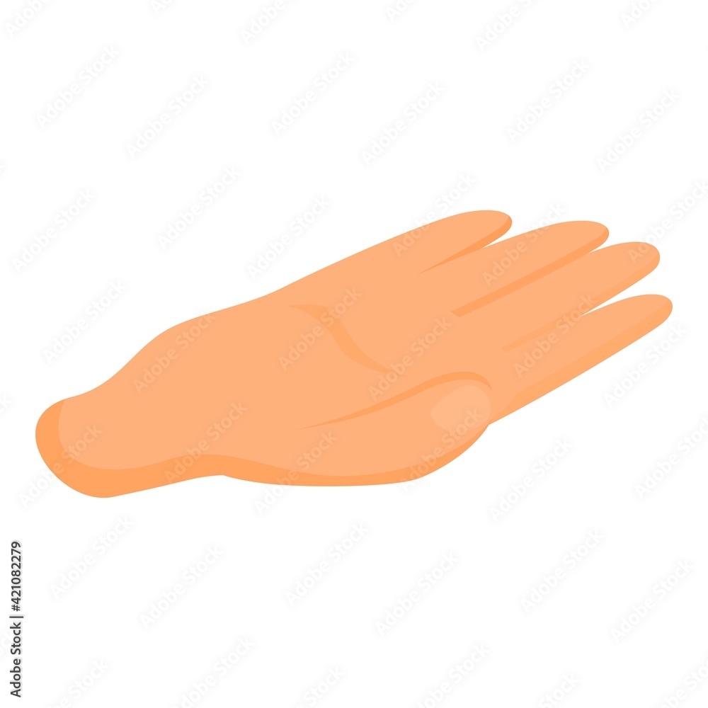 Give me hand gesture icon. Cartoon of Give me hand gesture vector icon for web design isolated on white background Give me hand gesture icon. Cartoon of Give me hand gesture vector icon for web design isolated on white background