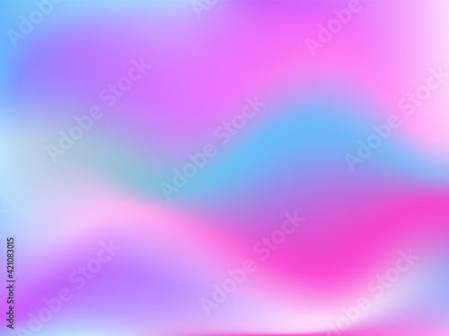 Holographic background. Bright, smooth mesh with a blurry futuristic pattern.