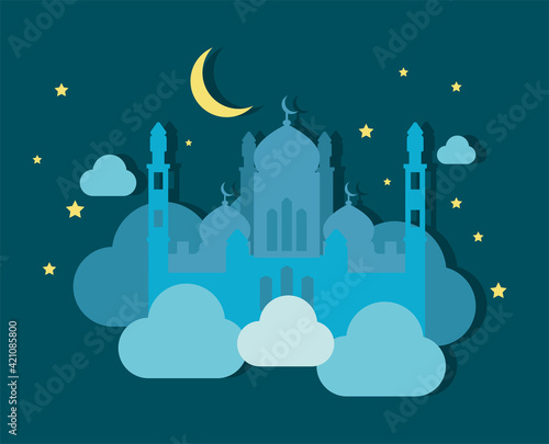 tajmahal night scene