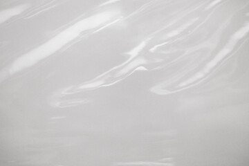 White plastic film wrap texture background
