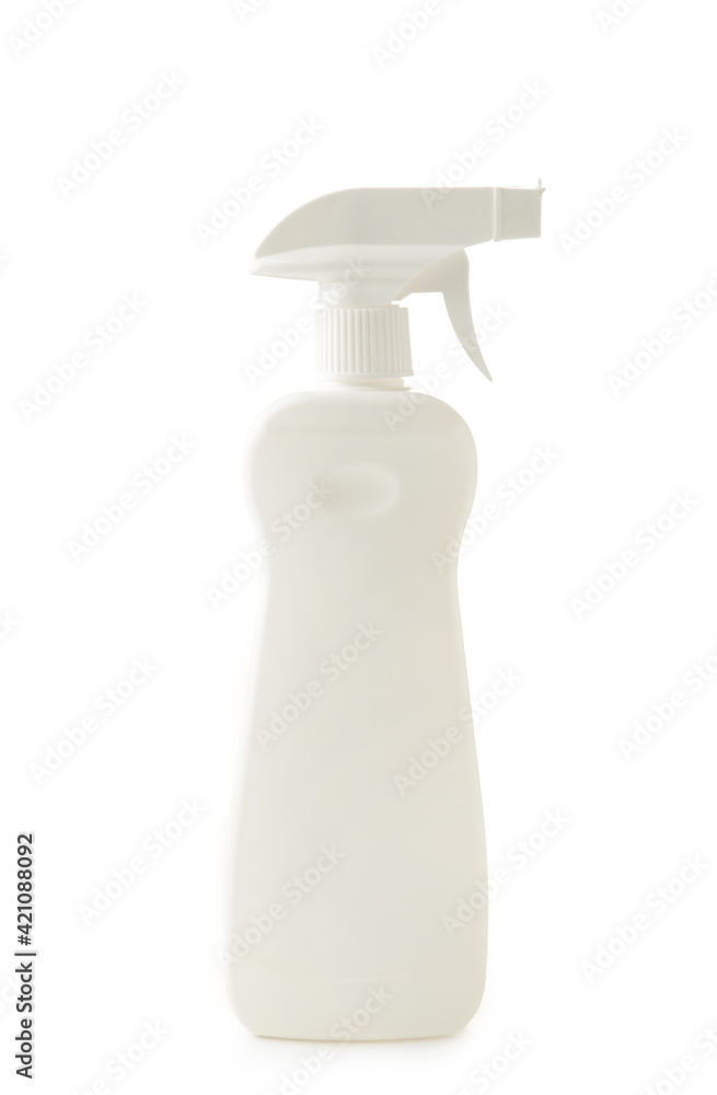 Sprayer for cleaning isolated on white background.