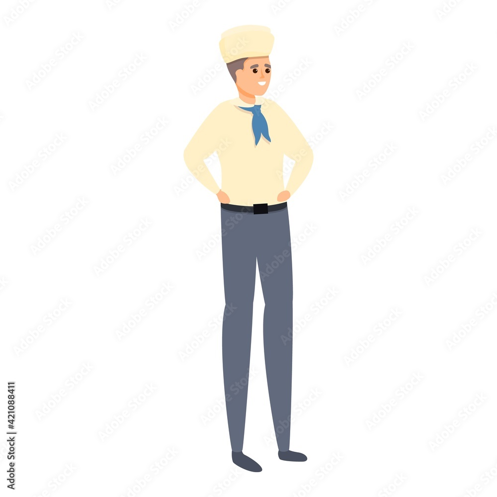 Ship sailor icon. Cartoon of Ship sailor vector icon for web design isolated on white background