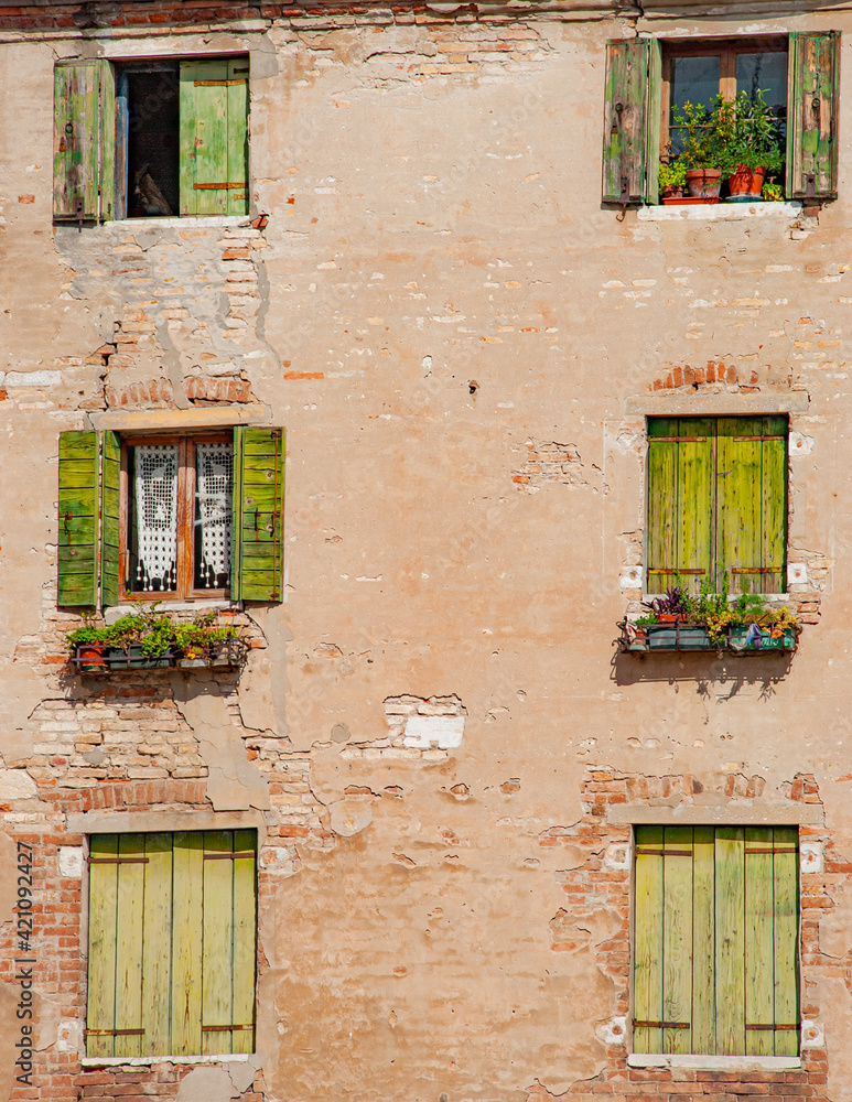 Nice old balconies at Venice
