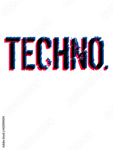 Techno 3D Effekt 