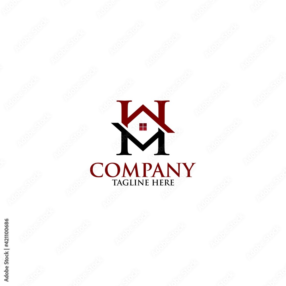 letter H home logo design letter H home logo design