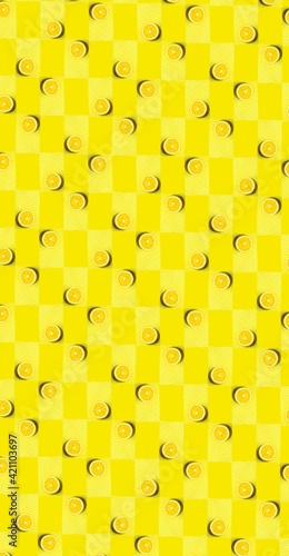 fresh yellow lemon for background summer wallpaper