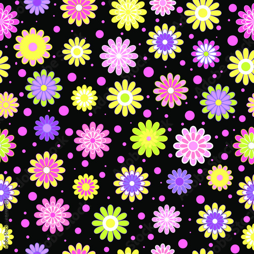 Seamless pattern with flowers © Irina