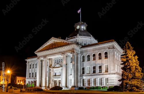 Boone County historic courthouse in Lebanon Indiana photo